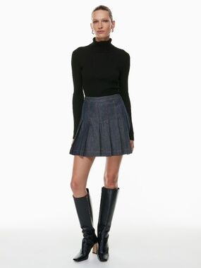 Aritzia Babaton Perspective Jean Skirt